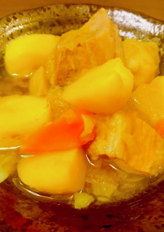 新タマネギと豚角煮の無水肉じゃが-レシピのメイン写真