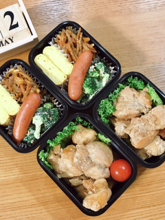 鶏照り煮弁当 22/5.2-レシピのメイン写真