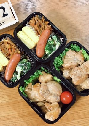 鶏照り煮弁当 22/5.2-レシピのメイン写真