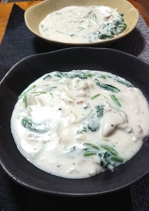 ほうれん草とベーコンのクリームシチュー-レシピのメイン写真