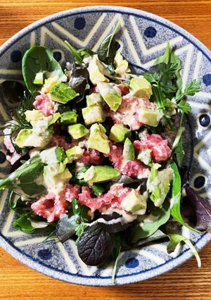 むさしの森珈琲のまぐろアボガドご飯風-レシピのメイン写真