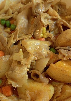 レンジ系豚じゃかカレー煮-レシピのメイン写真