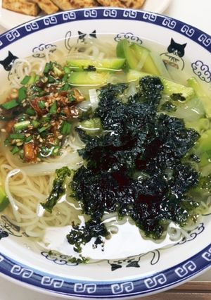 韓国料理ミョルチグクス　煮干しスープ麺-レシピのメイン写真