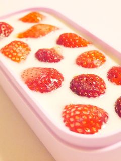 いちごミルク寒天 ✿*-レシピのメイン写真