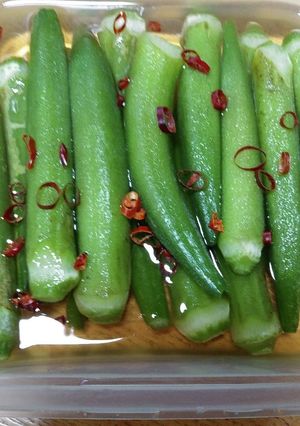 おくらの漬物-レシピのメイン写真