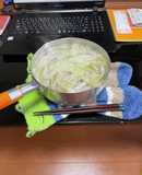 白菜と豚バラのミルフィーユ鍋チーズ入