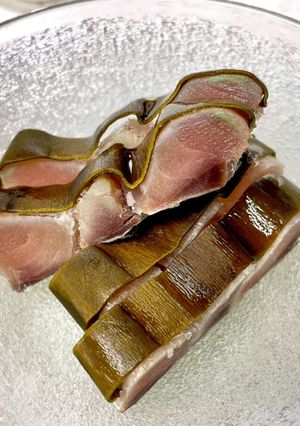 若狭湾で釣り上げた鯖で作った〆さば-レシピのメイン写真