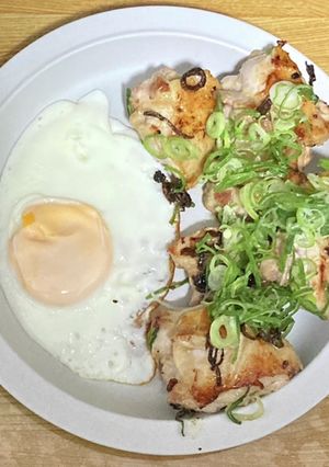 鶏肉と玉子の親子グリル 九条ネギを乗せて-レシピのメイン写真