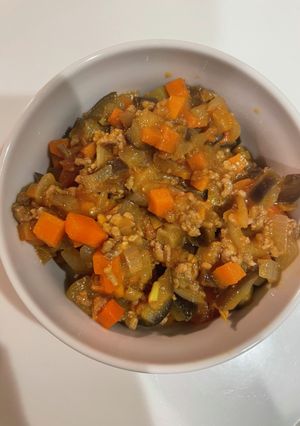 なすとトマトのドライカレー-レシピのメイン写真