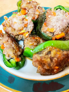 初めて作ったピーマンの肉詰め-レシピのメイン写真
