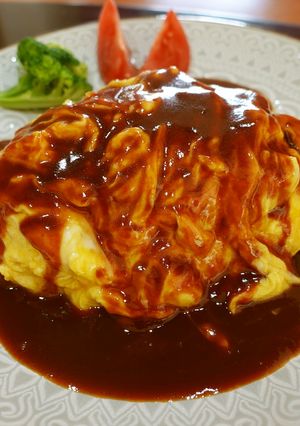 なんちゃってデミグラ風ふわとろオムライス-レシピのメイン写真