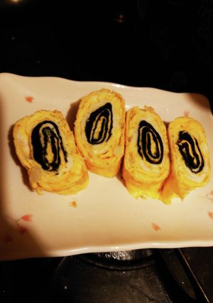 朝ご飯長ネギ海苔だし卵焼き★-レシピのメイン写真