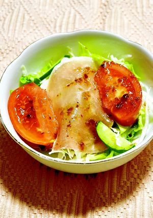 美味しい生ハムのサラダ 簡単サラダおかず-レシピのメイン写真
