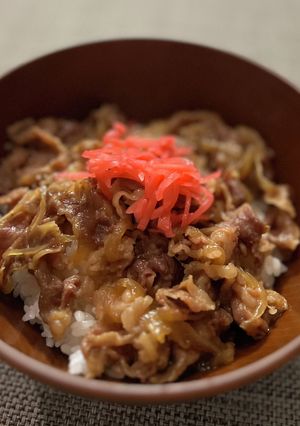 ホットクック＆エバラで牛丼-レシピのメイン写真