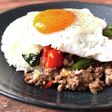 胡麻油が香る!簡単ガパオライス