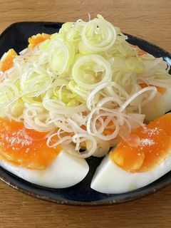 ゆで卵のネギ塩ナムル-レシピのメイン写真