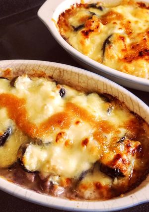 糖質減!ナスと豆腐の味噌チーズグラタン-レシピのメイン写真