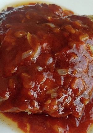 レンジで簡単ハンバーグ-レシピのメイン写真