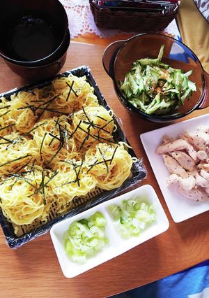 スルッと、ザルラーメン〜ササミ添え★-レシピのメイン写真