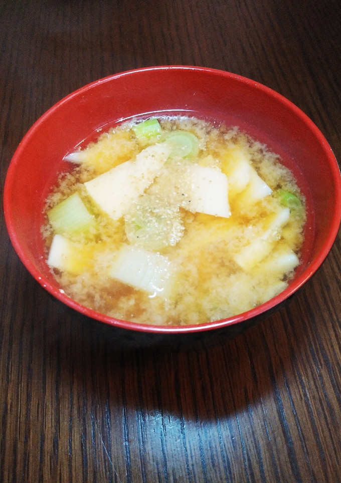 簡単☆筍と長ネギの味噌汁-レシピのメイン写真