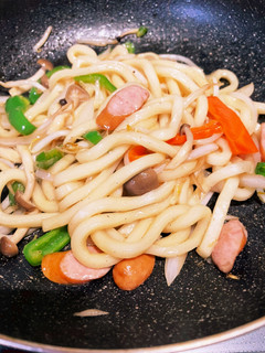 めんつゆの和風焼きうどん-レシピのメイン写真