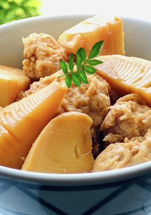 春です！筍とおから入り肉団子の旨煮-レシピのメイン写真