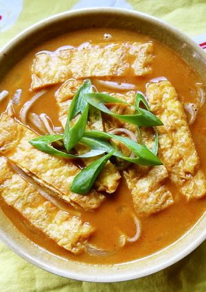 薄揚げ入り、カレー南蛮そば♪-レシピのメイン写真