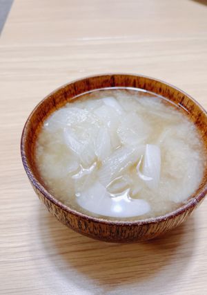 玉ねぎのお味噌汁-レシピのメイン写真