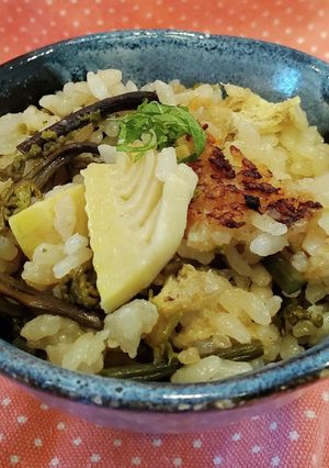 蕨と筍のご飯-レシピのメイン写真