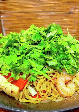 パクチー大好き♡海鮮塩焼きそば♪-レシピのメイン写真