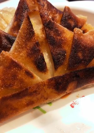こどもの日に☆チョコバナナ兜春巻き-レシピのメイン写真