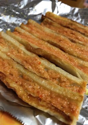 ♪ちくわボード　明太マヨ♪-レシピのメイン写真