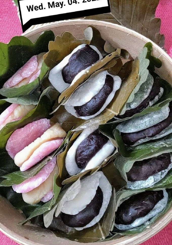 柏もちを３種類作って食べ比べています-レシピのメイン写真