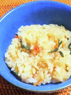 餅入り山菜おこわ-レシピのメイン写真