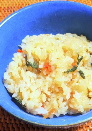 餅入り山菜おこわ-レシピのメイン写真