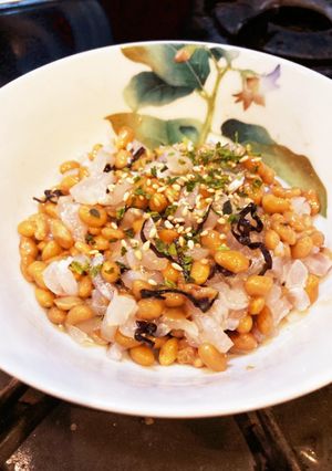 タチウオの納豆塩昆布和え-レシピのメイン写真