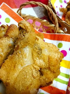 子供喜ぶ!【オーブンdeフライドチキン】-レシピのメイン写真