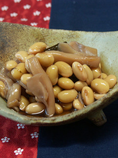 節分の日に 大豆とイカの煮物-レシピのメイン写真