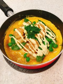 オープンオムレツ②エビバージョン-レシピのメイン写真
