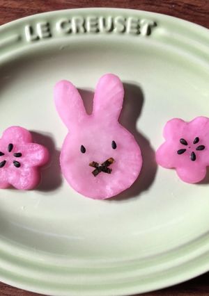 大根deピンクのうさこちゃん-レシピのメイン写真