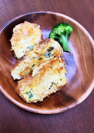 フランスパンの甘くないフレンチトースト-レシピのメイン写真
