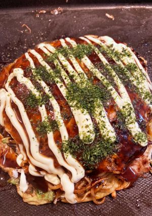 ホットプレート広島風お好み焼き-レシピのメイン写真