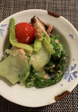 しろ菜とツナのレモン和え-レシピのメイン写真