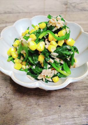 ✿ほうれん草の和風ツナコーンサラダ✿-レシピのメイン写真