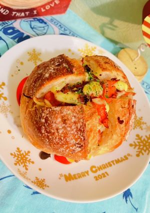 マヨポテベーコンオニオンぱん！-レシピのメイン写真