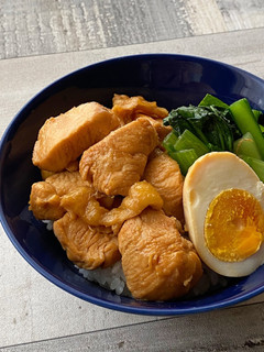 鶏むね肉であっさり!ルーロー飯風-レシピのメイン写真