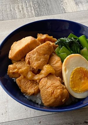 鶏むね肉であっさり!ルーロー飯風-レシピのメイン写真