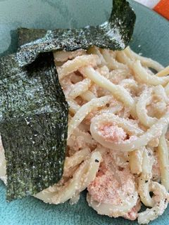 たらこうどん-レシピのメイン写真