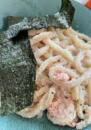 たらこうどん-レシピのメイン写真