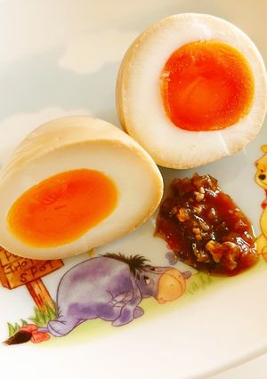 三升漬けでピリッと辛い味玉！おつまみに！-レシピのメイン写真